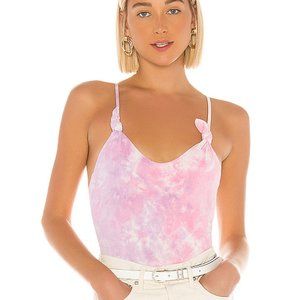 Lovers and Friends Felicia Bodysuit in Pink TieDye